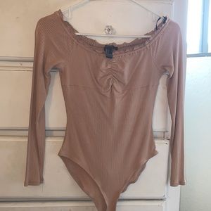 Over shoulder, bodysuit